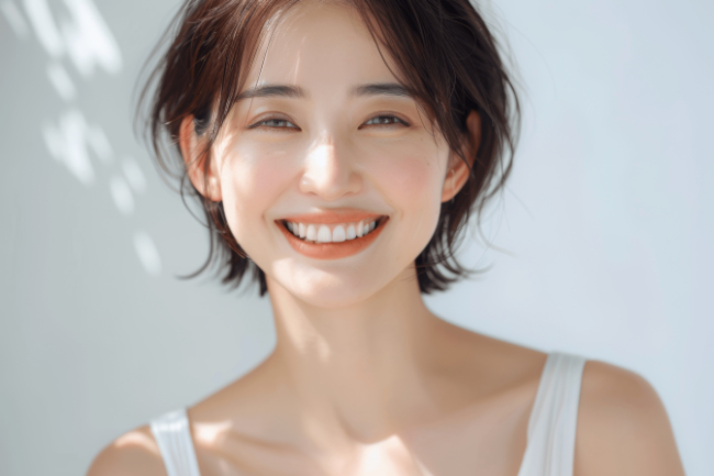 噛み合わせを治療して見た目に自信が持てるようになった女性